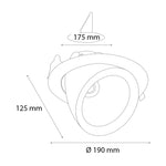 Snail Recessed Fixture (VR204)