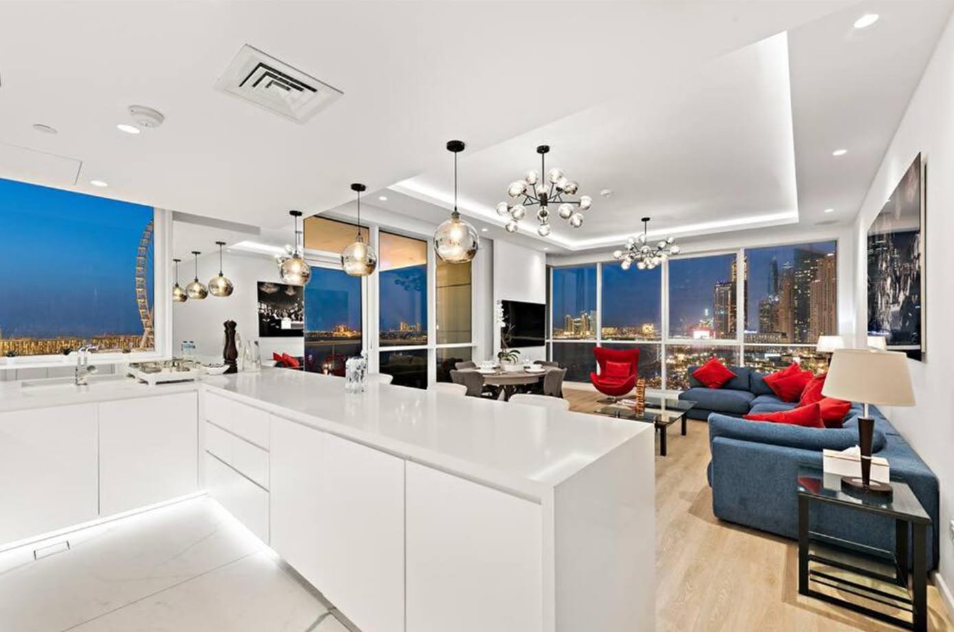 Decorative Lighting Projects in Dubai Holiday Homes