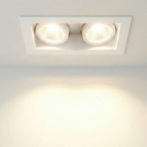 VR223 Led 2x8w Double Recessed