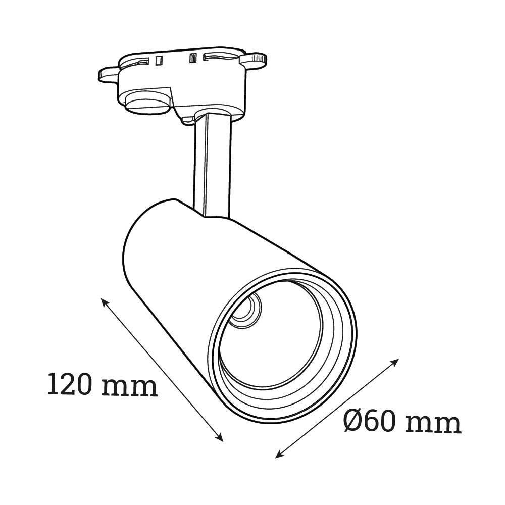 VR114-2 – Stromschienenstrahle | 12W | 40° | CRI90 | IP20 – Bild 3