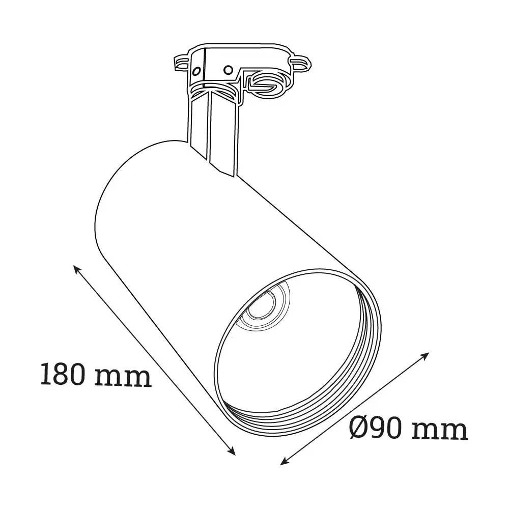 VR136-2 – Railspot | 40W | 40° | CRI90 | IP20 - Afbeelding 3